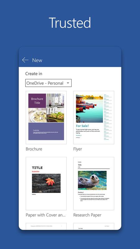 Microsoft Word App For Android Mobile Free Download